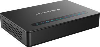 Grandstream HT-818: An 8-port FXS gateway with Gigabit NAT router for connecting analog phones to a VoIP network.