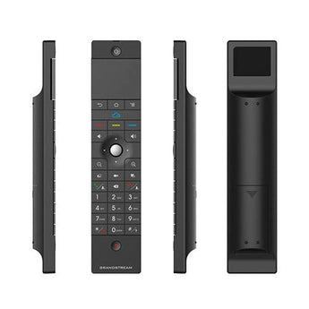 Black Spare GVC Remote (GS-SPARE-GVC) for Grandstream video conferencing systems. Used to control video calls and system settings.