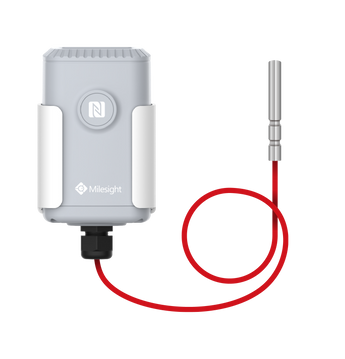 Milesight Industrial Temperature Sensor T500, measuring -200°C to +50°C, for reliable industrial temperature monitoring (SKU: MLS-SNSR-IT).