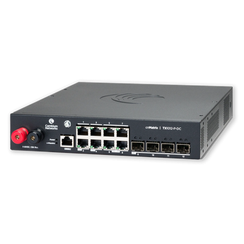 Cambium cnMatrix 12 Port PoE DC Switch | CNM-TX1012-P-DC