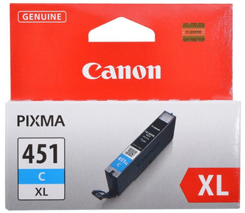 Canon CLI-451 XL Cyan High Yield Ink Cartridge