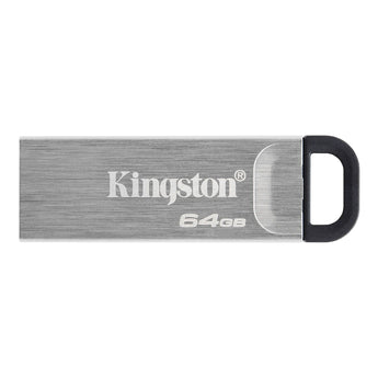 Kingston DataTraveler Kyson 64GB USB 3.2 Gen 1 flash drive. High-performance Type-A USB with fast transfer speeds. DTKN/64GB