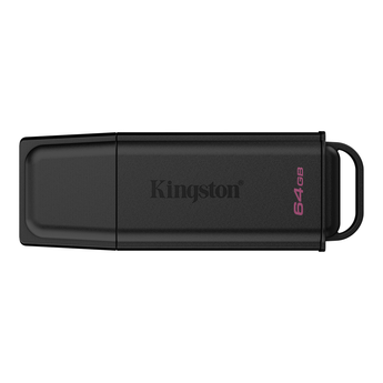 KINGSTON 64GB PORTABLE USB 3.2 GEN 1 DATATRAVELER EXODIA BLACK