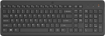 HP 225 Wireless Keyboard - 16-Month Battery, 2.5-Zone Layout