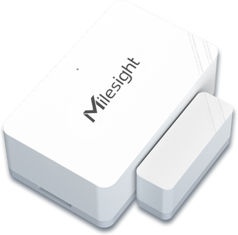 Milesight MLS-SNSR-MC indoor magnetic contact sensor, used for detecting openings and closures in smart home and office security systems.