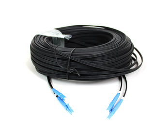 Acconet Uplink Cable, LC-LC UPC connectors, 120 meters long, used for high-speed data connections in network infrastructure.