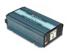 Mean Well NTS-450-224UN, 450W DC-AC power inverter, 24V input, true sine wave output for off-grid power solutions.
