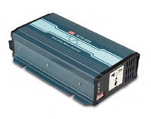 Mean Well NTS-300-212UN power inverter, 300W, converts 12V DC to AC with a true sine wave for clean, efficient power.