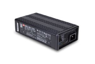Mean Well MW-NPB360N-12TB battery charger. 12V, 20A, 360W. AC-DC power supply with terminal block for reliable charging.