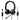 Port Connect USB Headset 1.8m Cable with Mic and Padded/Soft Cushions Black