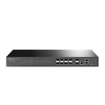 TP-Link DeltaStream DS-P7001-08, an 8-port pizza-box GPON OLT, supports 1024 ONTs and centralized management via DPMS.