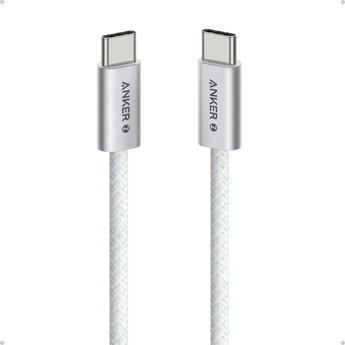 ANKER TYPE C TO TYPE C BRAIDED CABLE 240W 1M WHITE