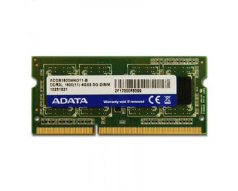 ADATA 4GB DDR3L 1600MHz SODIMM Laptop Memory