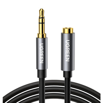 UGREEN AV118 3.5mm AUX Extension Cable 2m - Male to Female -(Black)