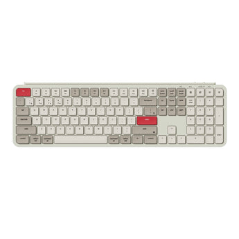 Keychron B6 Pro Ultra-Slim 100% Wireless Keyboard - Retro Red