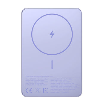 Xiaomi Super Slim Magnetic Power Bank 5000 - Purple