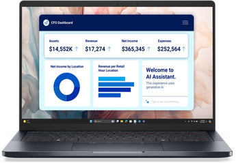 Dell Pro 14 Premium PA14250 notebook with Intel Ultra 7 266V, 14-inch FHD display, 16GB RAM, and 512GB SSD.