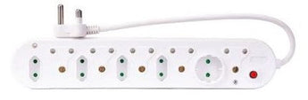 Noble 10way Multiplug With Surge Plug 5 x 16A