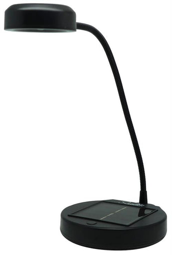 Noble Black SunLite Solar Powered Tabletop Lamp