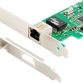 Mecer Gigabit Ethernet PCIe Network Card | 10/100/1000Mbps LAN Adapter with Low Profile Bracket