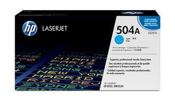 HP 504A Cyan LaserJet Toner Cartridge