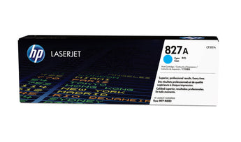 HP 827A Cyan Toner Cartridge (CF301A) for HP Color LaserJet printers. Original HP toner ensures consistent, professional results.