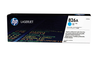 HP 826A Cyan Standard Yield LaserJet Toner Cartridge