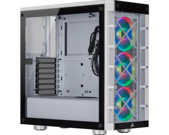 Corsair Crystal Series 465X RGB White Mid-Tower ATX Case