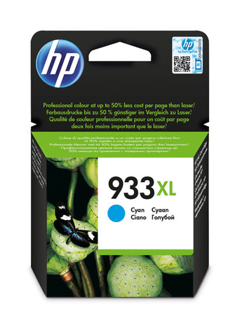 HP 933XL High Yield Cyan Officejet Ink Cartridge