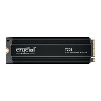 Crucial T705 4TB M.2 NVMe Gen5 with Heatsink NAND SSD