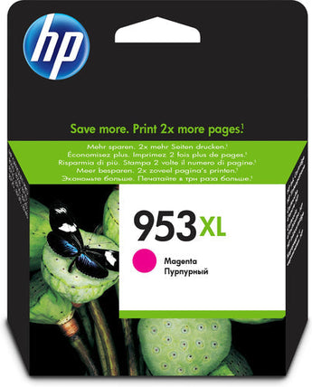 HP 953XL High Yield Magenta Ink Cartridge (F6U17AE) for HP printers - delivers vibrant, professional-quality prints.