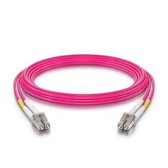 Eurobyte FPD50-LCLC-05-OM4 LC-LC 5M OM4 Duplex Fiber Patch Cord