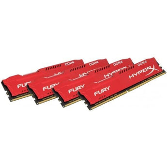 Kingston HyperX Fury 64GB (4x16GB) DDR4 2933MHz Red Desktop Memory
