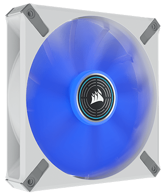 Corsair ML140 Elite White - 140mm PWM Fan with Blue LEDs