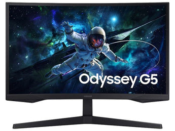 Samsung LS32CG552 32-inch curved QHD gaming monitor with 165Hz refresh rate.