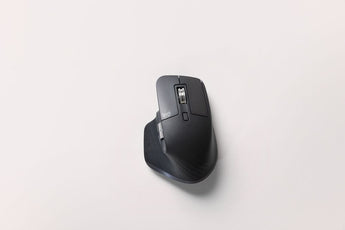 Logitech MX Master 3S Graphite wireless mouse with 8K DPI sensor and ergonomic design