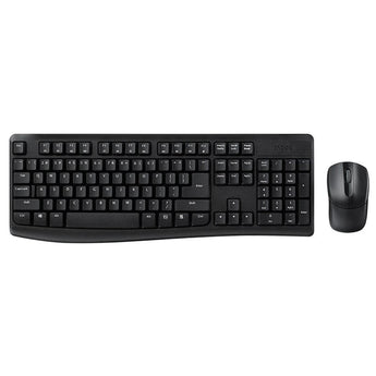 Rapoo X1800PRO wireless keyboard and mouse combo featuring a spill-resistant design and long battery life