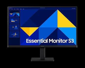 Samsung LS27D300GAUX 27 inch borderless IPS monitor displaying vibrant visuals.