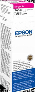 Epson 664 Magenta Ink Bottle 70ml (C13T66434A) for EcoTank L Series Printers