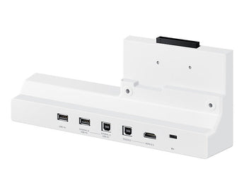 Samsung Connectivity Tray CY-TF65BBCXEN for Flip Pro WM55B/WM65B, featuring USB-A ports for enhanced connectivity.