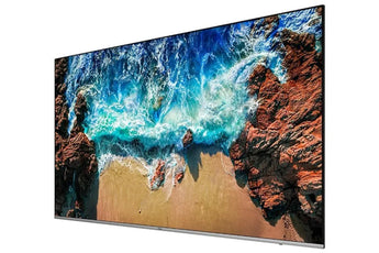 Samsung 85 inch 4K UHD Professional Display LH85QETELGCXEN, showcasing vibrant colors and a boundless design for impactful signage.