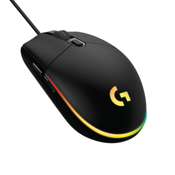 Logitech G203 LIGHTSYNC - Gaming Mouse - Wired USB - Black