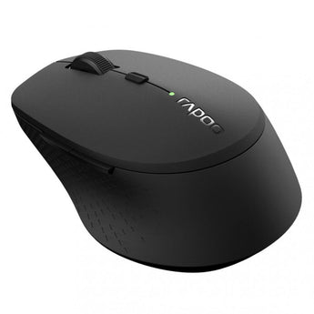 Rapoo M300 Silent Wireless Mouse: Multi-mode, compact, and quiet for distraction-free work via Bluetooth or 2.4GHz.