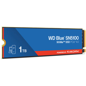 WD Blue 1TB NVMe SSD - Read Speed up to 7100 MB/s Write Speed to up 6700 MB/s PCIe 4.0 x4 nCache 4.0 600TBW