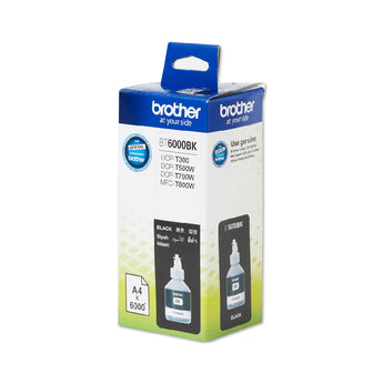 Brother BT6000BK black ink cartridge for DCPT500W printer. Produces sharp, consistent black prints.