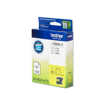 Brother High Yield Yellow Ink Cartridge for DCPJ105 and MFCJ200 printers