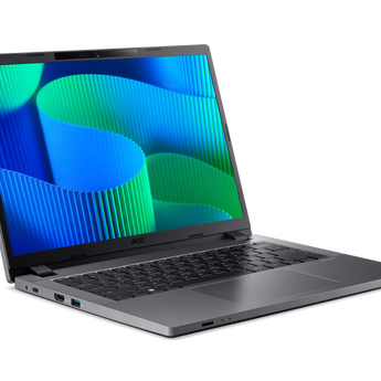 Acer TravelMate TMP214-55-39GY 14" WUXGA IPS SlimBezel LTE Intel Core i3-1315U Processor 8 GB DDR4 512GB PCIe NVMe SSD SD card reader WIFI6E+BT 2x2 AX+BT 6E 53Wh Li-ion battery 65W TypeC adapter Windows 11 Home 3 YRS OSW