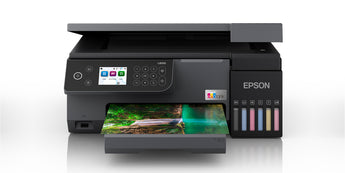 Epson 22ppm Mono 22ppm Colour A4 Single Function USB WiFi/WiFiDirect CD/DVD/PVC Card incl 1 set of Ink
