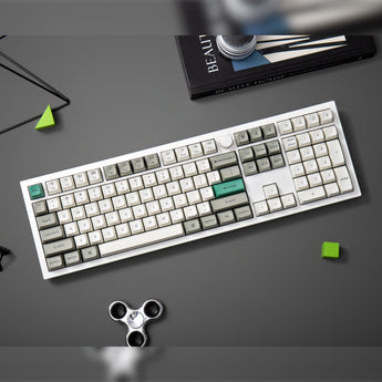 Keychron Q6 Max QMK/VIA Wireless Custom Mechanical Keyboard KSA Gateron Red Jupiter Switches - Shell White