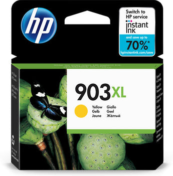 HP 903XL High Yield Yellow Original Ink Cartridge (T6M11AE) - for vibrant and long-lasting prints.